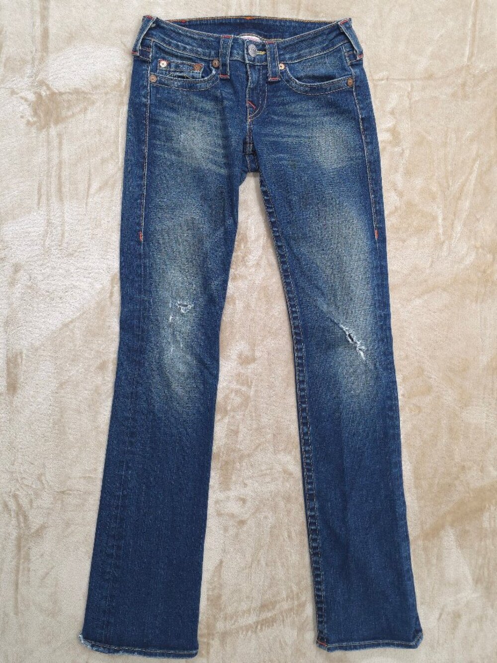 True Religion Johnny World Tour Jeans Size 27 Y2K Made in USA
